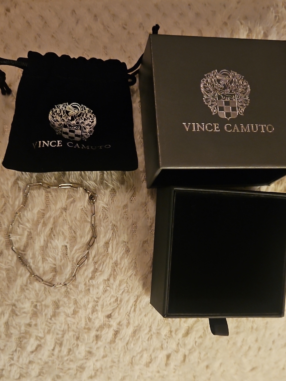 Vince Camuto Silver Link Chain Freya Bracelet